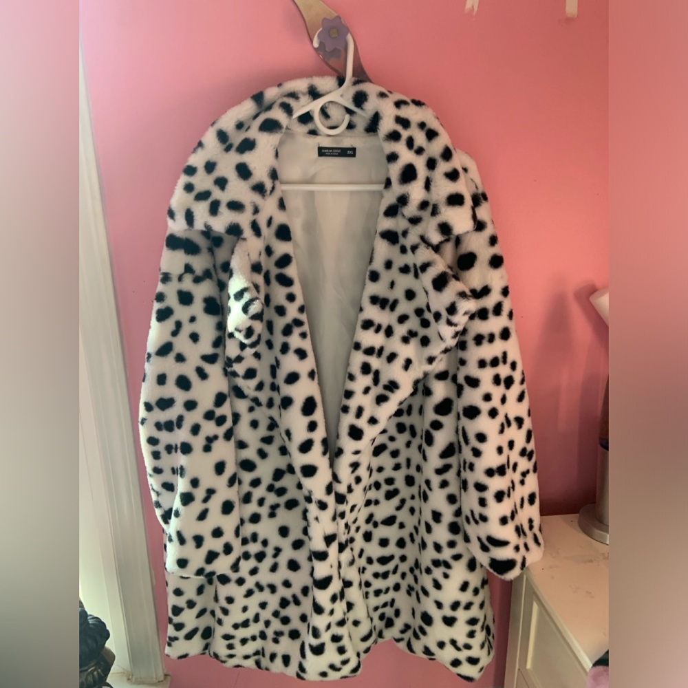 dalmatian print jacket